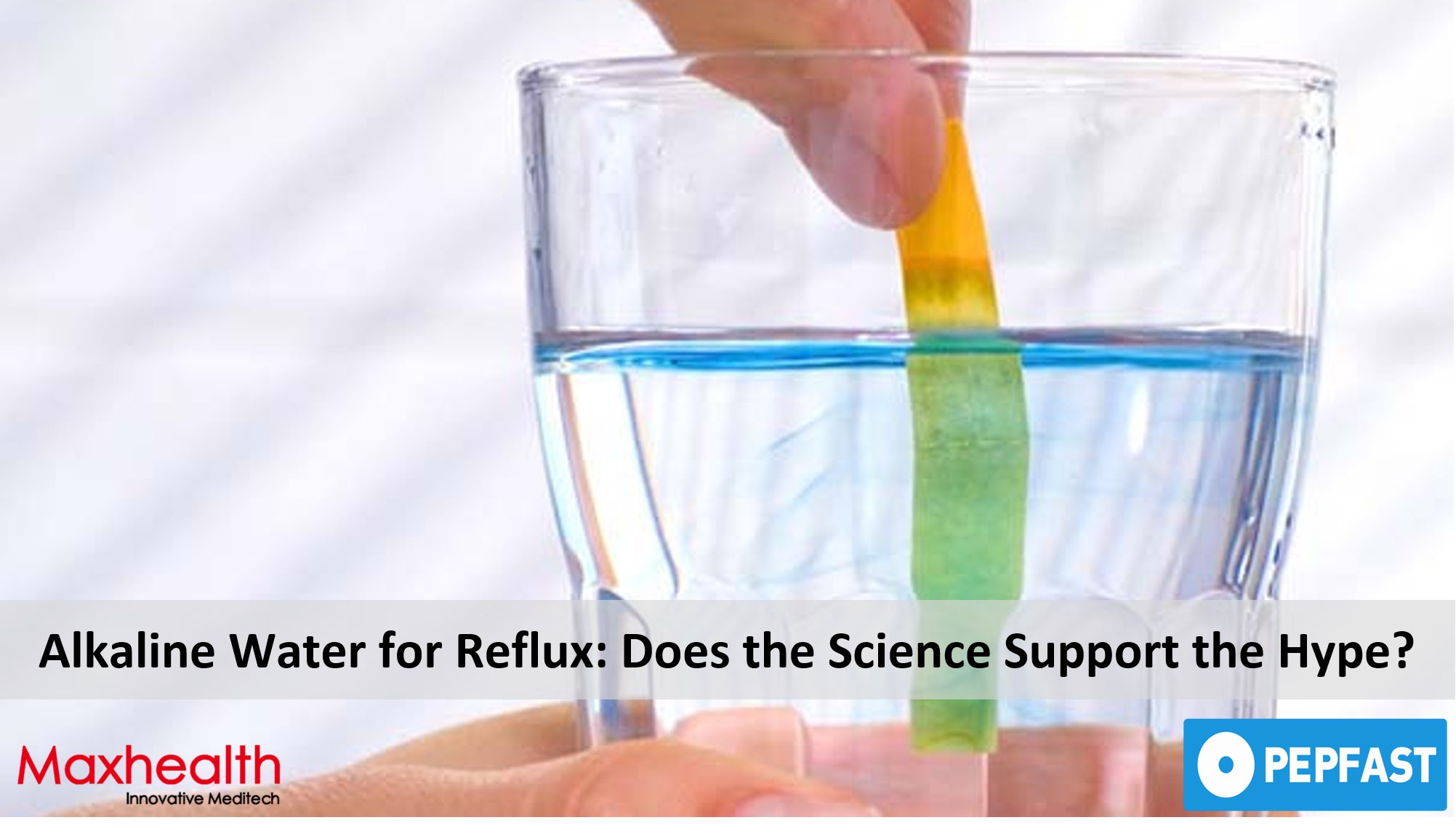 Agua alcalina para el reflujo: ¿La ciencia respalda esta afirmación?